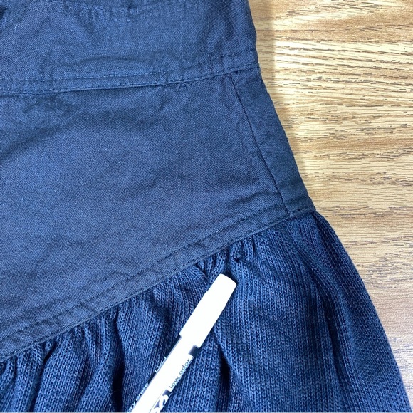 Vintage Kati Mixed Media Southwestern Knit Skirt Side Slit Size Small Black - Picture 8 of 10